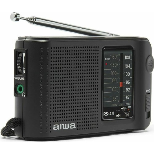ΡΑΔΙΟΦΩΝΟ AIWA RS-44 ΜΑΥΡΟ ΑΝΑΛΟΓΙΚΟ ΜΠΑΤΑΡΙΑΣ